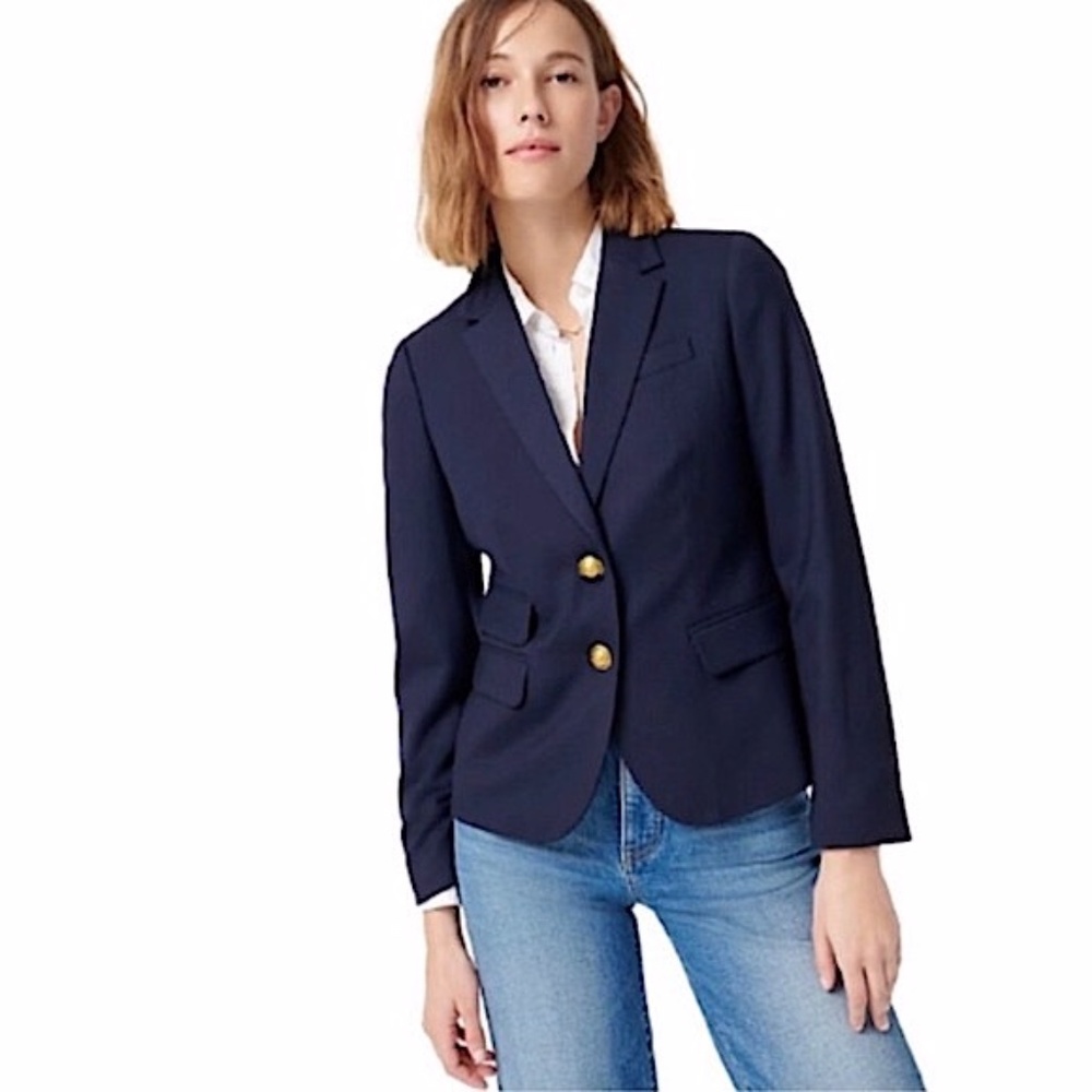 NWT J.Crew Dalton Blazer in Italian Stretch Wool Size 2